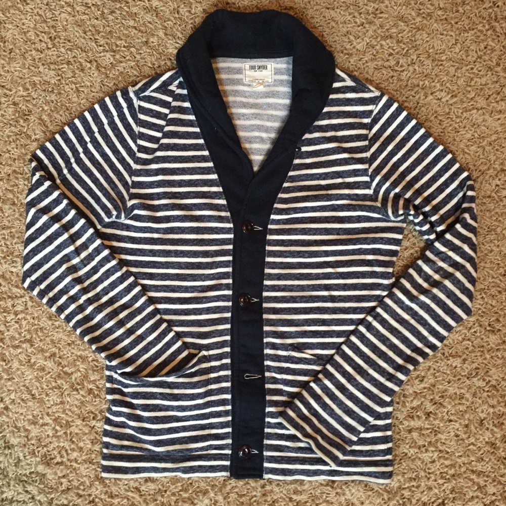 Todd Snyder Fleece/Terry Cardigan